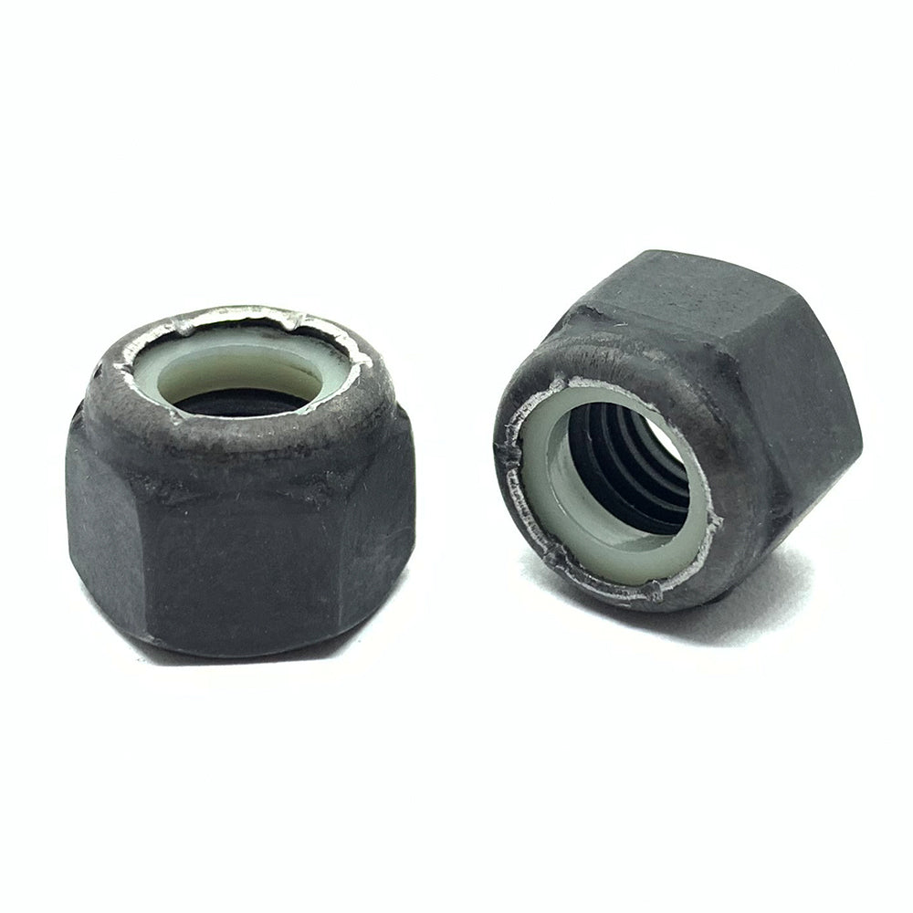 3/8"-16 Grade 8 Hex Nylon Insert Lock Nuts Phos & Oil