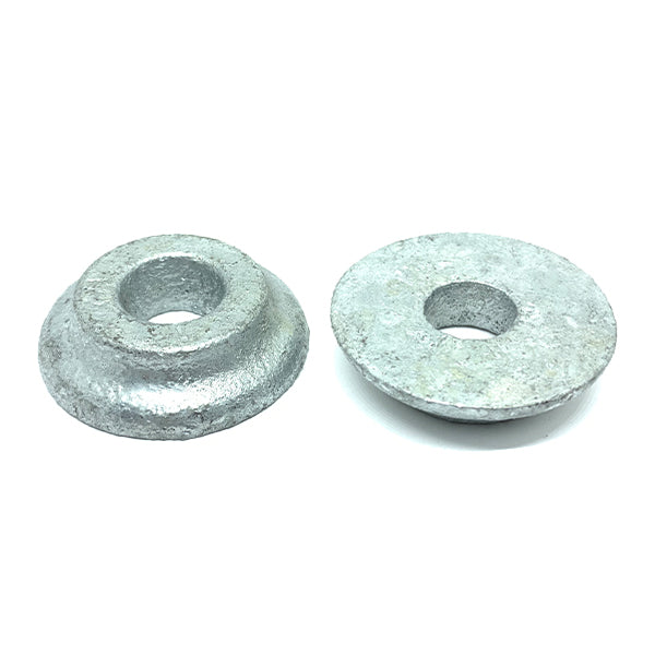 3/4" Ogee Washers Class 30 Gray Iron Galvanized