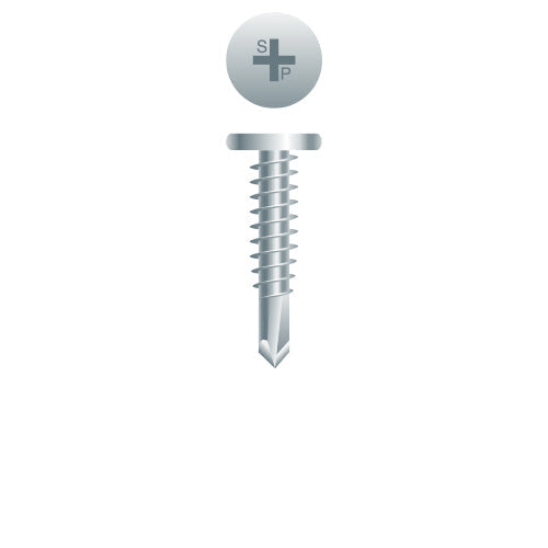 #10 Strong-Point Pancake Head 10-16 x 5/8, PH, Zinc