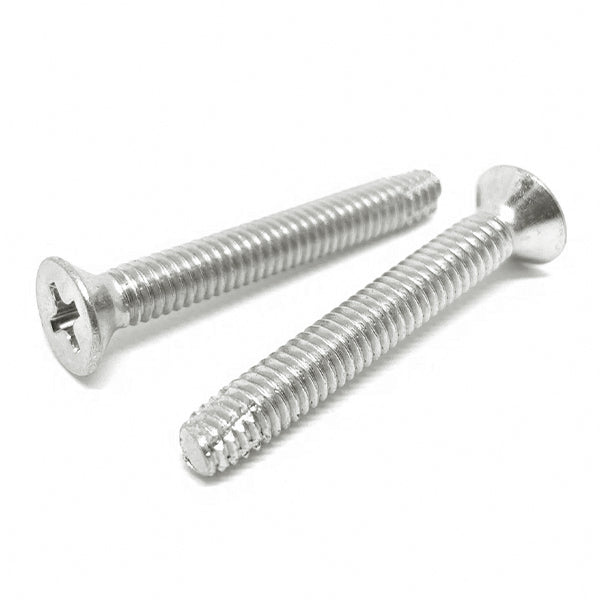 #8-32x5/8" 410 Stainless Steel Phillips Flat Head Type F Thread Cutting Screws