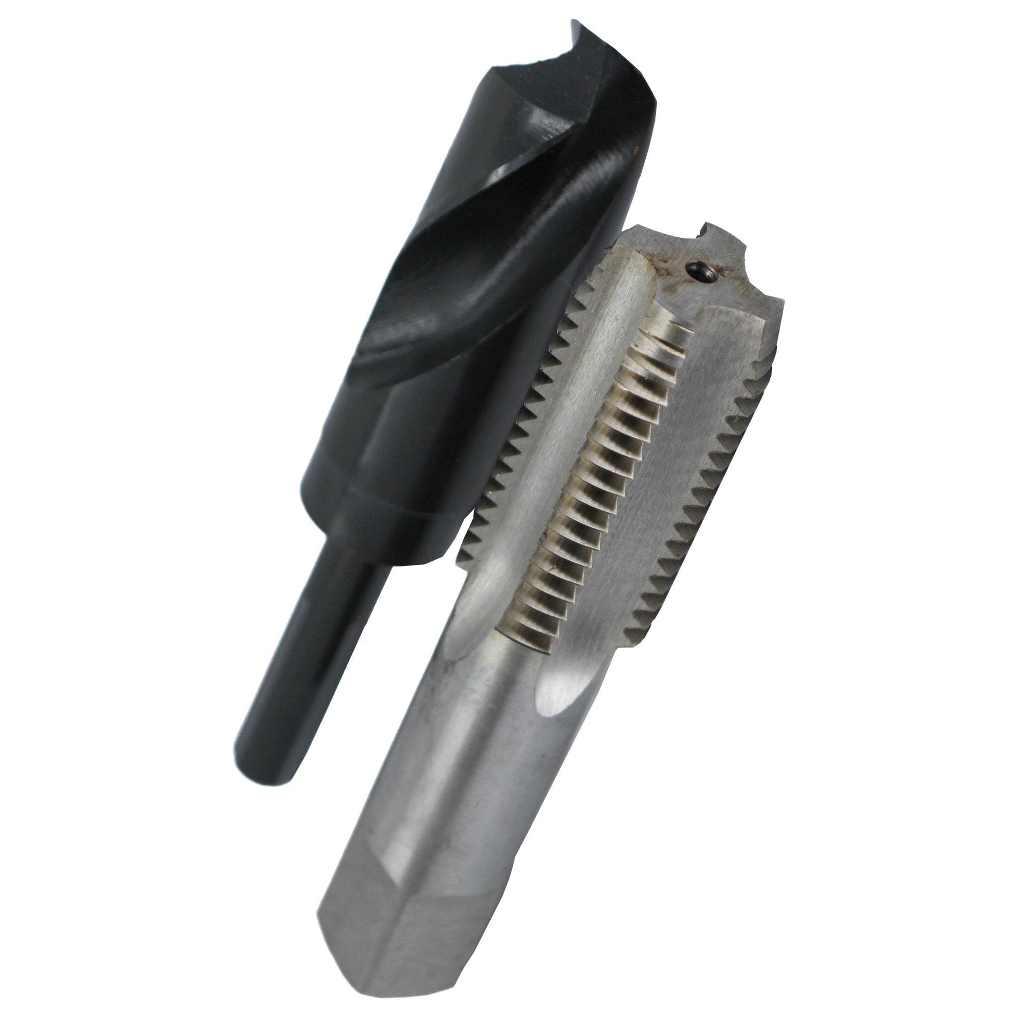 1-3/8"-6 UNC HSS Plug Tap and 1-7/32" HSS 1/2" Shank Drill Bit Kit