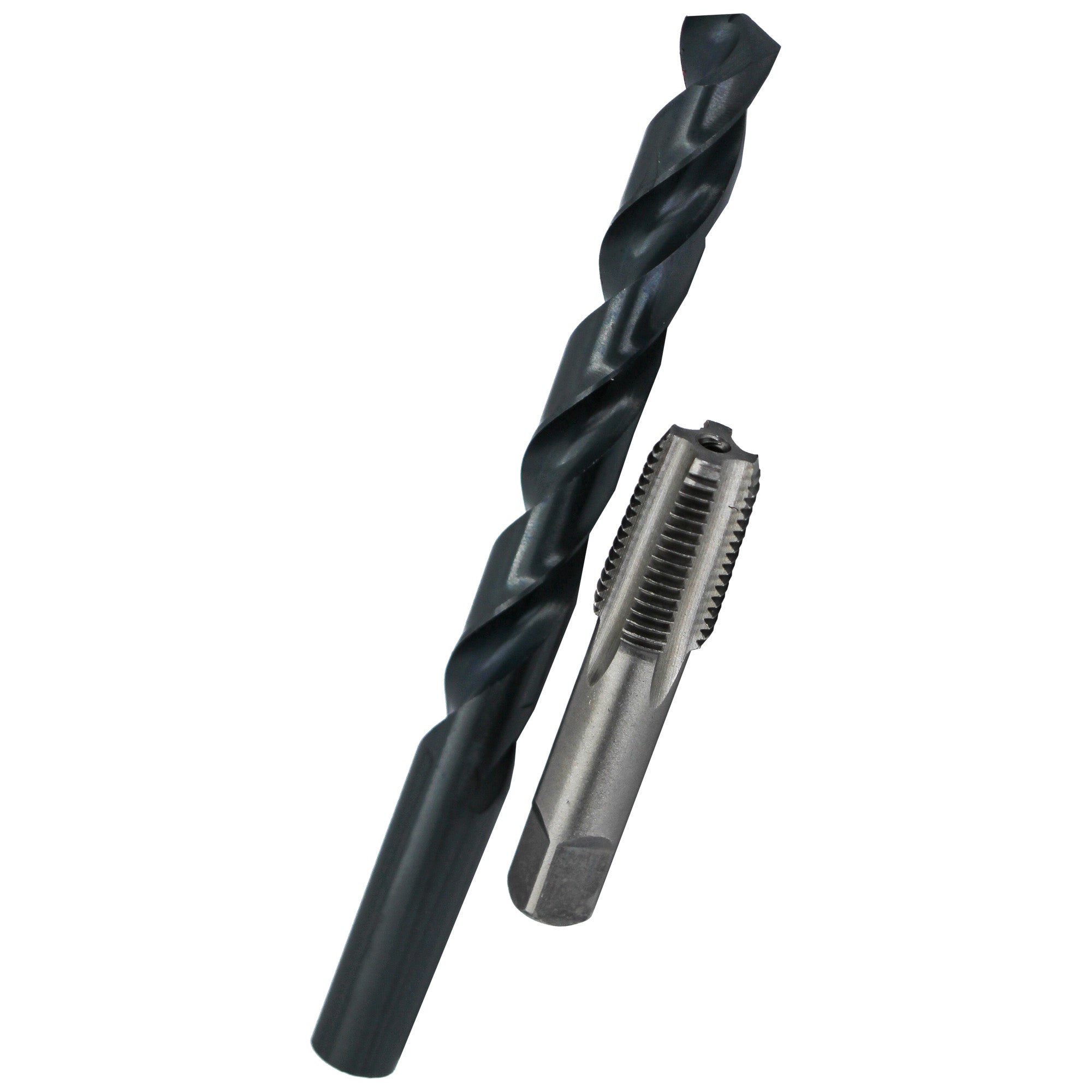 1/4" Carbon Steel NPT Pipe Tap and 7/16" HSS Drill Bit Kit