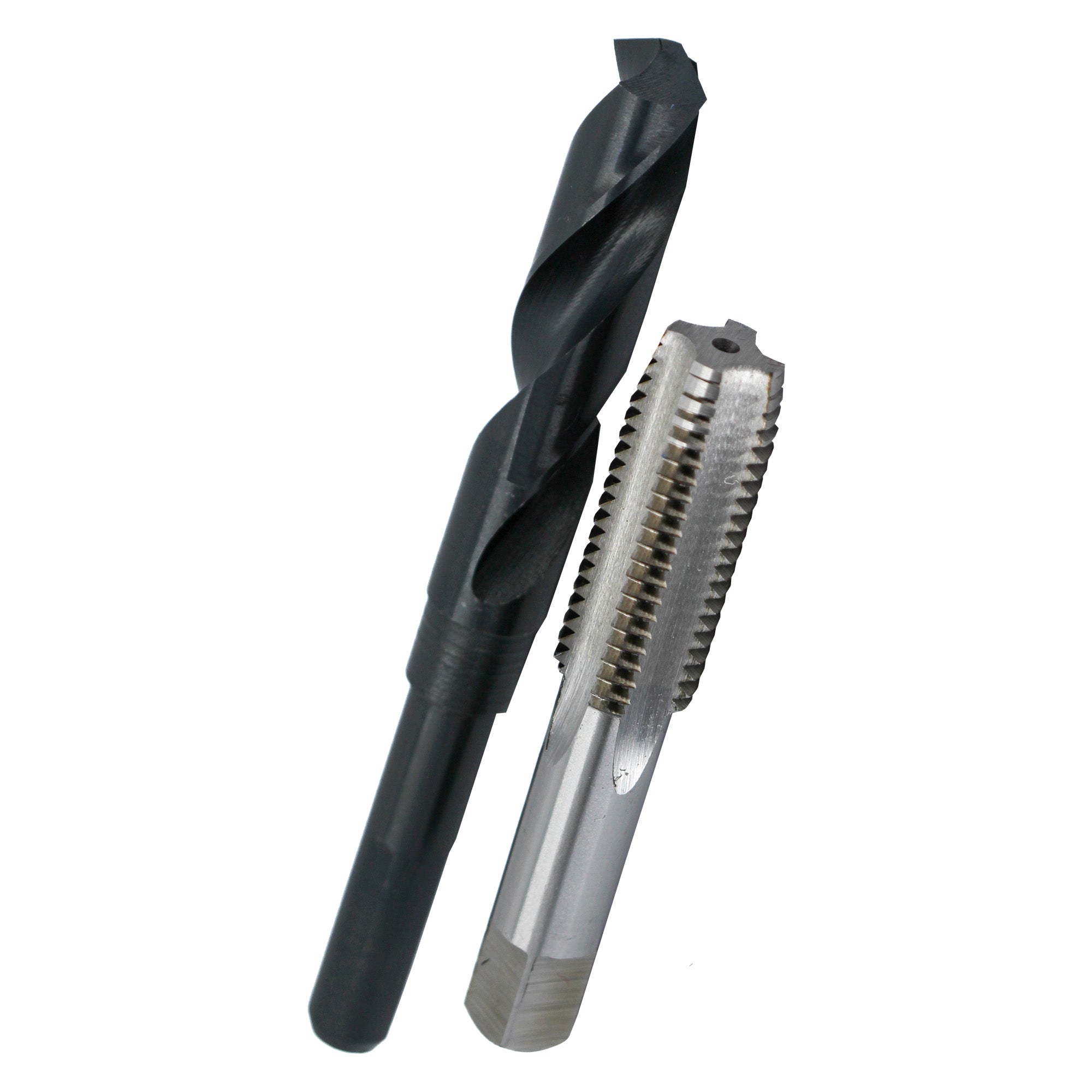 7/8"-14 UNF HSS Plug Tap and 13/16" HSS 1/2" Shank Drill Bit Kit