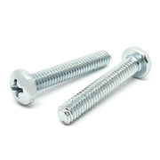 #6-32x1/4" Phillips Pan Head Machine Screws Steel Zinc