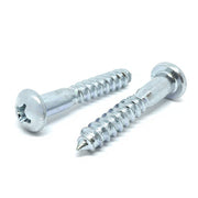 #6x1/2" Phillips Round Head Wood Screws Zinc Clear