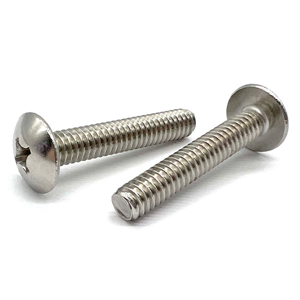 #4-40x1/4" 18-8 Stainless Steel Phillips Truss Head Machine Screws