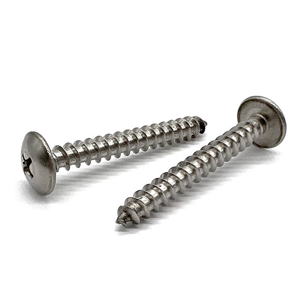 #6-18x1-1/2" 18-8 Stainless Steel Phillips Truss Head Type A Self Tapping Screws