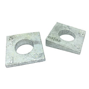 3/4 X 1-1/2" Square Beveled Washer Malleable Iron Hot Dip Galvanized