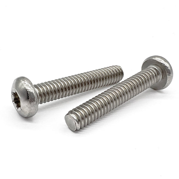 M3-0.50x12 A2-70 Stainless Steel Star Drive Pan Head Machine Screws