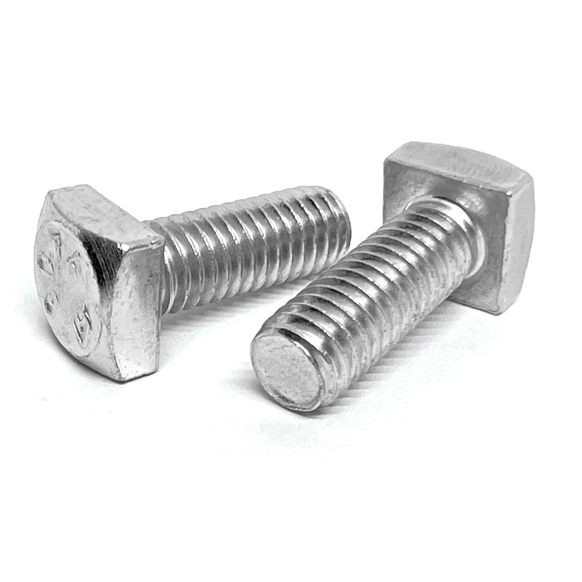 1/4"-20x3/4" Square Head Bolts Grade A307 Hot Dip Galvanized