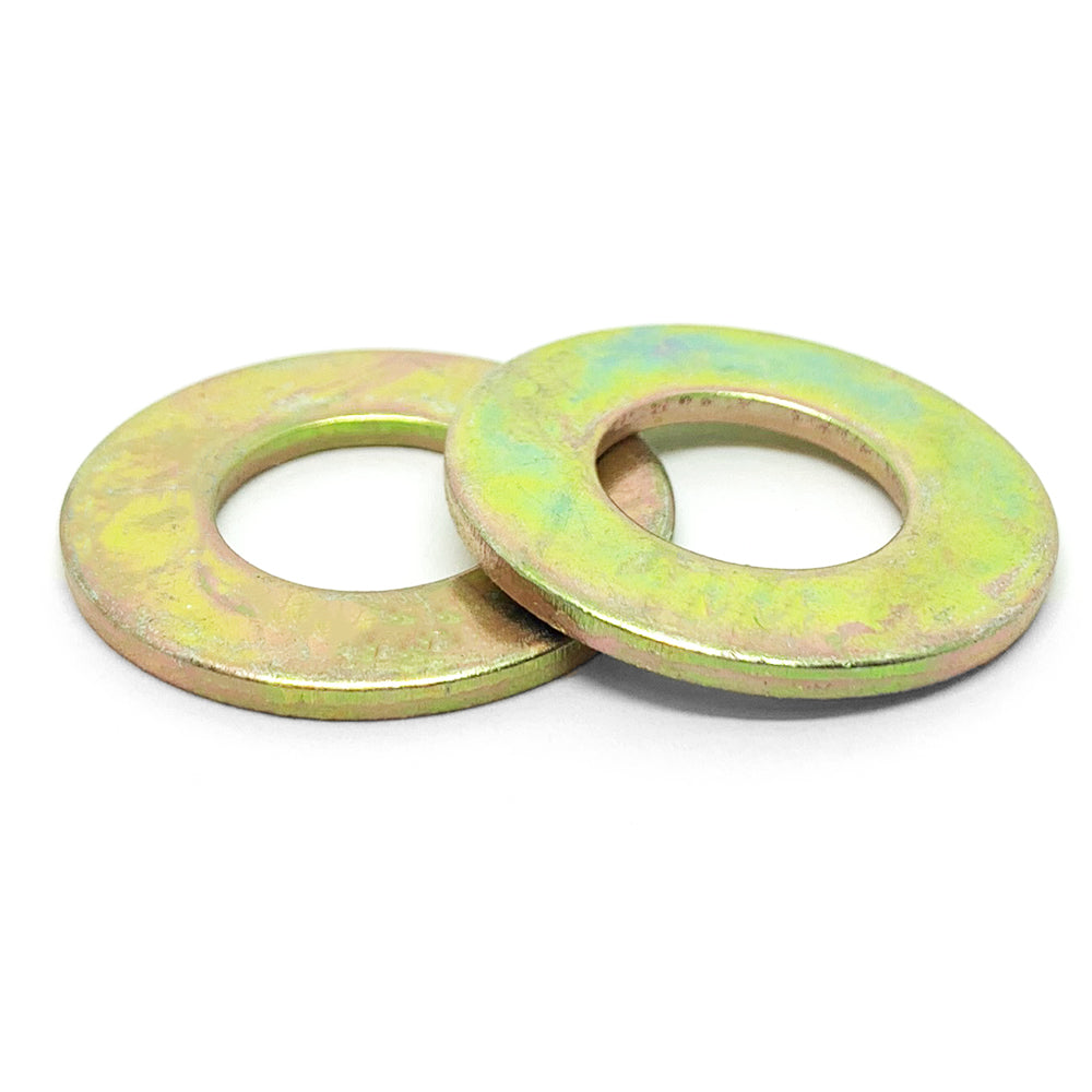 M6 Class 10 Hardened Flat Washers Zinc Yellow