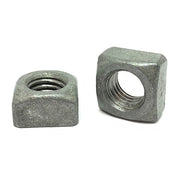 1/4"-20 Steel Square Nuts Galvanized