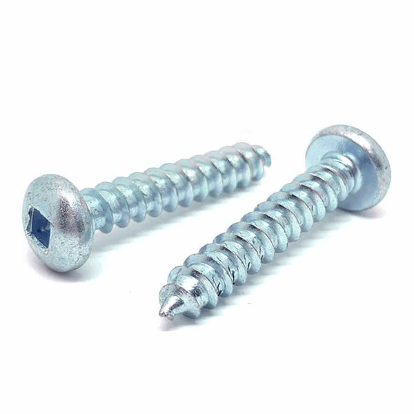 #6x1/2" Square Pan Head Type AB Self Tapping Sheet Metal Screws Zinc