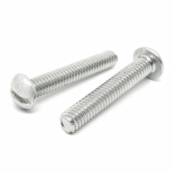#8-32x1-1/4" Stainless Steel Slotted Round Head Machine Screws Steel
