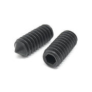 M3-0.5x4 Class 45H Cone Point Allen Socket Set Screws Black Oxide