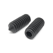 3/8-24x1/2" Alloy Cone Point Allen Socket Set Screw Black Oxide