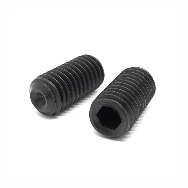 M12-1.75x50 Class 45H Cup Point Allen Socket Set Screws Black Oxide