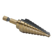 #3 HSS Black & Gold Quick Change Hex Shank Step Drill Bit (1/4" - 3/4" by 1/16")