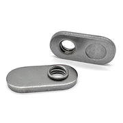 1/4"-20 Single Tab Spot Weld Nuts w/ Target