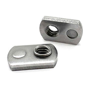 1/4"-20 Single Tab Single Prong Spot Weld Nuts