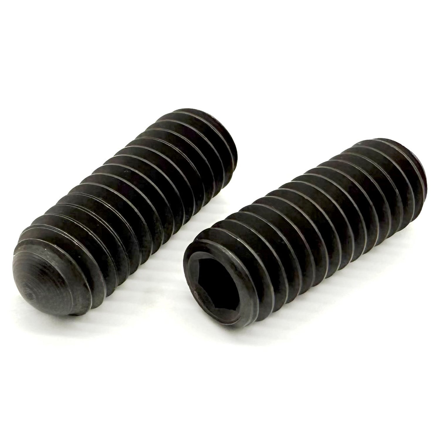 #4-40x1/4" Alloy Oval Point Allen Socket Set Screw Black Oxide