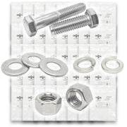 7/16"-20 Fine 18-8 Stainless Steel Hex Cap Screws, Nuts, & Washers - 527 PCS