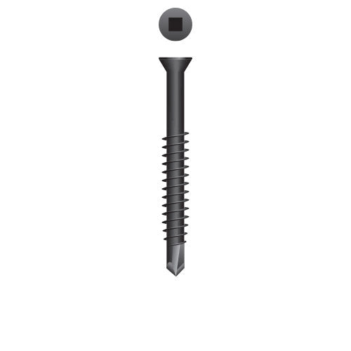 #6 Strong-Point Trim Head 6-20 x 1-5/8, SQ, Phosphate