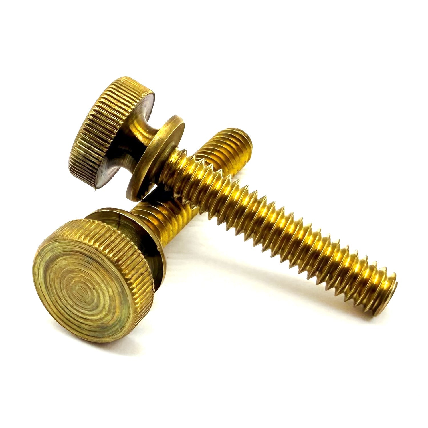 1/4"-20x1/2" Brass Thumb Screw