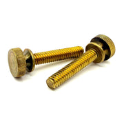 #10-24x1/2" Brass Thumb Screw