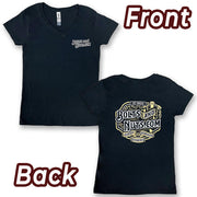Black Vintage BoltsandNuts.com Logo Ladies T-Shirt