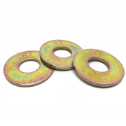 7/8" USS Grade 8 Flat Washers Zinc Yellow