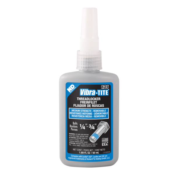 Vibra-Tite 121, Medium Strength Threadlocker, 50ml Bottle