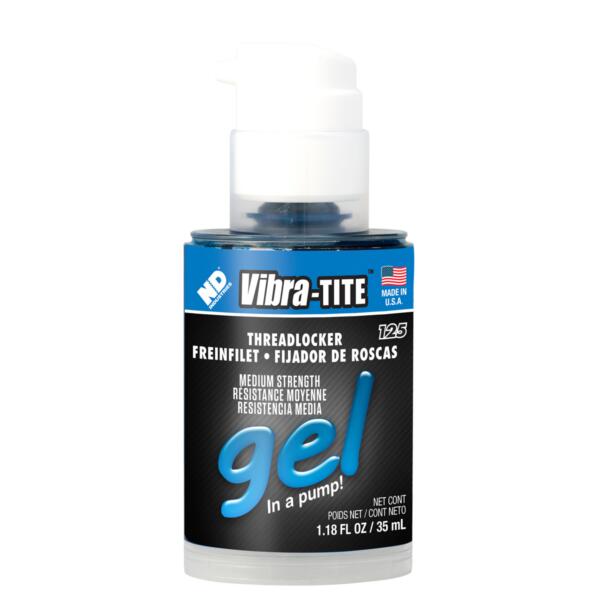 Vibra-Tite 125, Medium Strength Gel Threadlocker, 250ml Bottle
