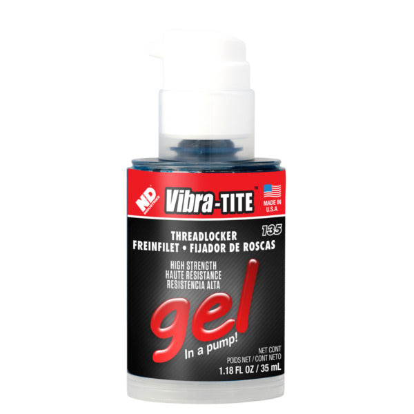 Vibra-Tite 135, High Strength Gel Threadlocker, 250ml Bottle