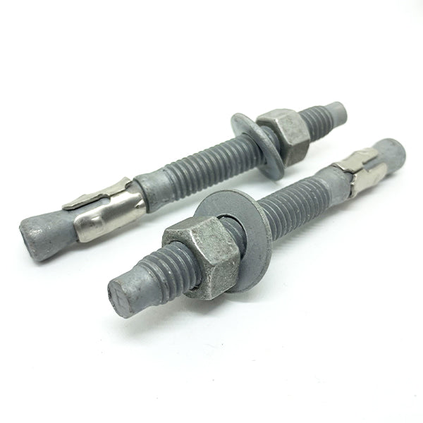 1/2-13x4-1/4" Wedge Anchor w/ Nut & Washer Galvanized Steel