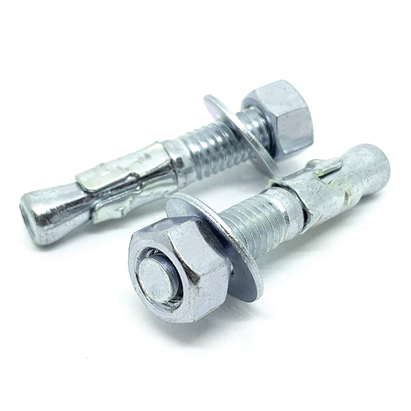 3/8-16x2-3/4" Wedge Anchor w/ Nut & Washer Zinc Clear Steel