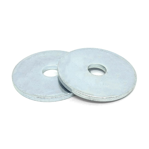3/8"x1-1/4 Low Carbon 1/8" Extra Thick Fender Washers Zinc