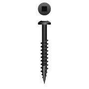 #6 Strong-Point Pan Head 6-20 x 1-1/4, SQ, Type '17', Black Oxide