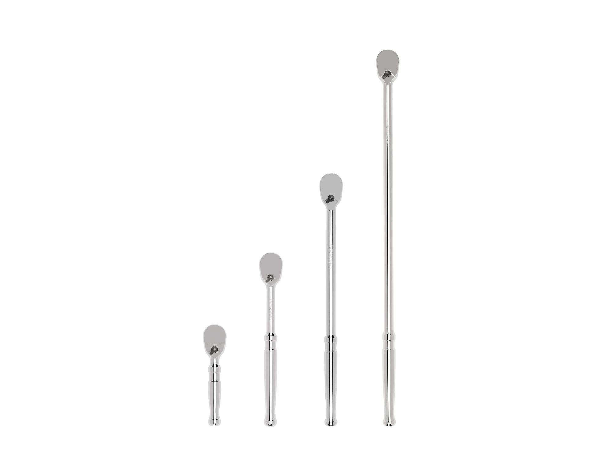 3/8 Inch Drive Non-Quick-Release Ratchet Set, 4-Piece (4-1/2, 8, 12, 18 in.)