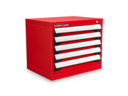 5-Drawer Upper Tool Cabinet, Red (24 W x 18 D x 20 H in.)