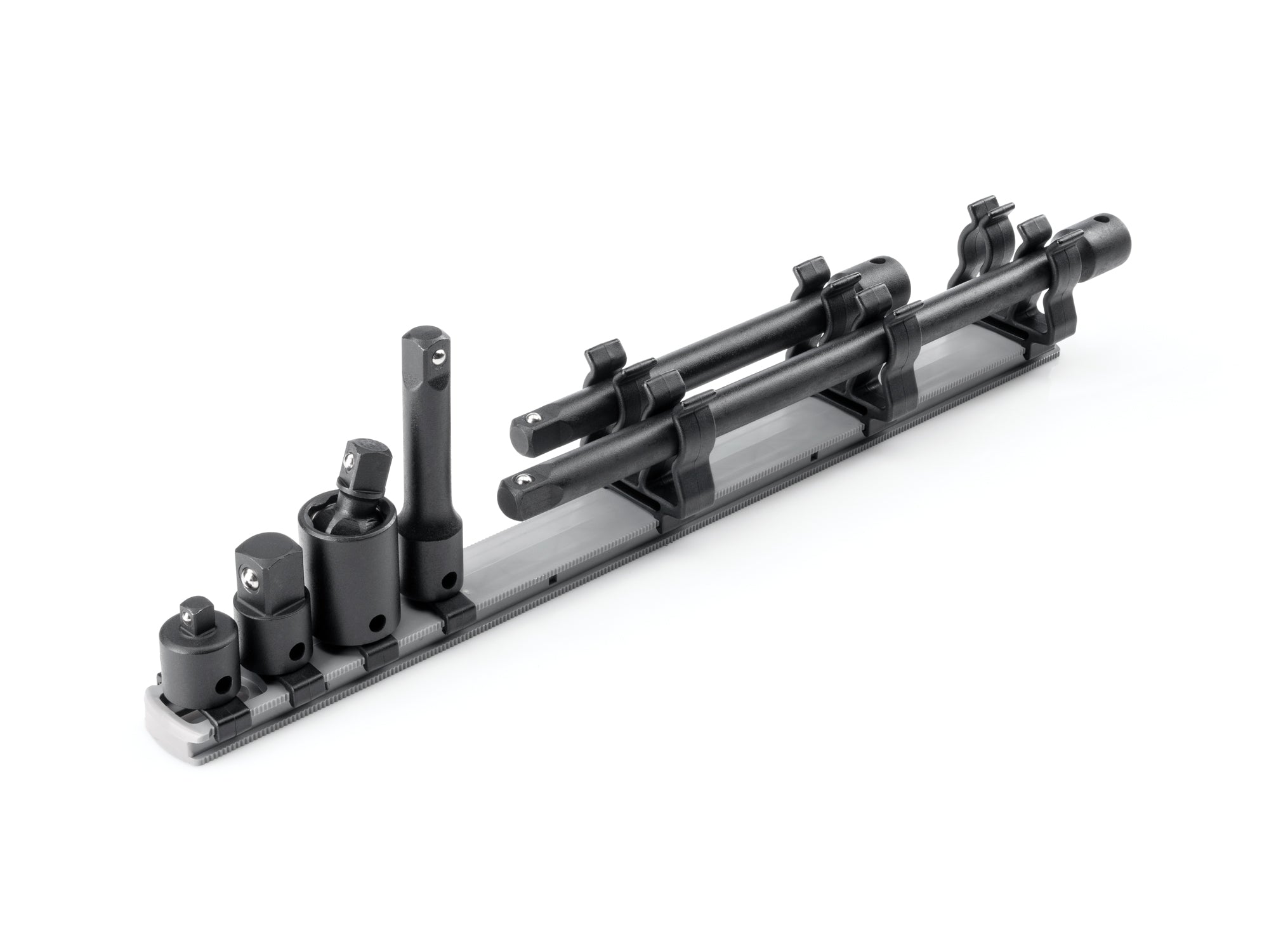 3/8 Inch Drive Impact Extension and Accessory Set with Rail (6-Piece)