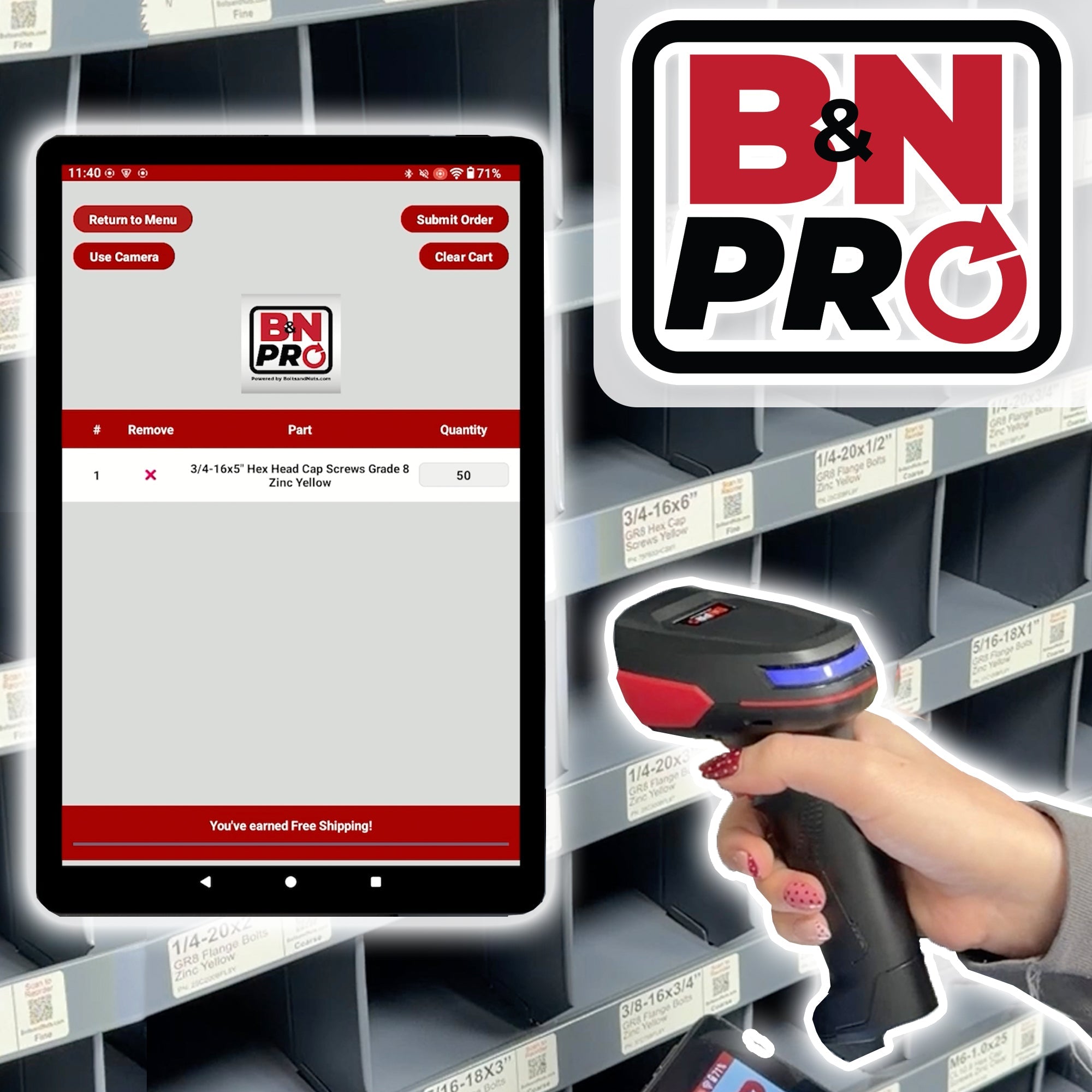 B&N Pro Tablet & Scanner