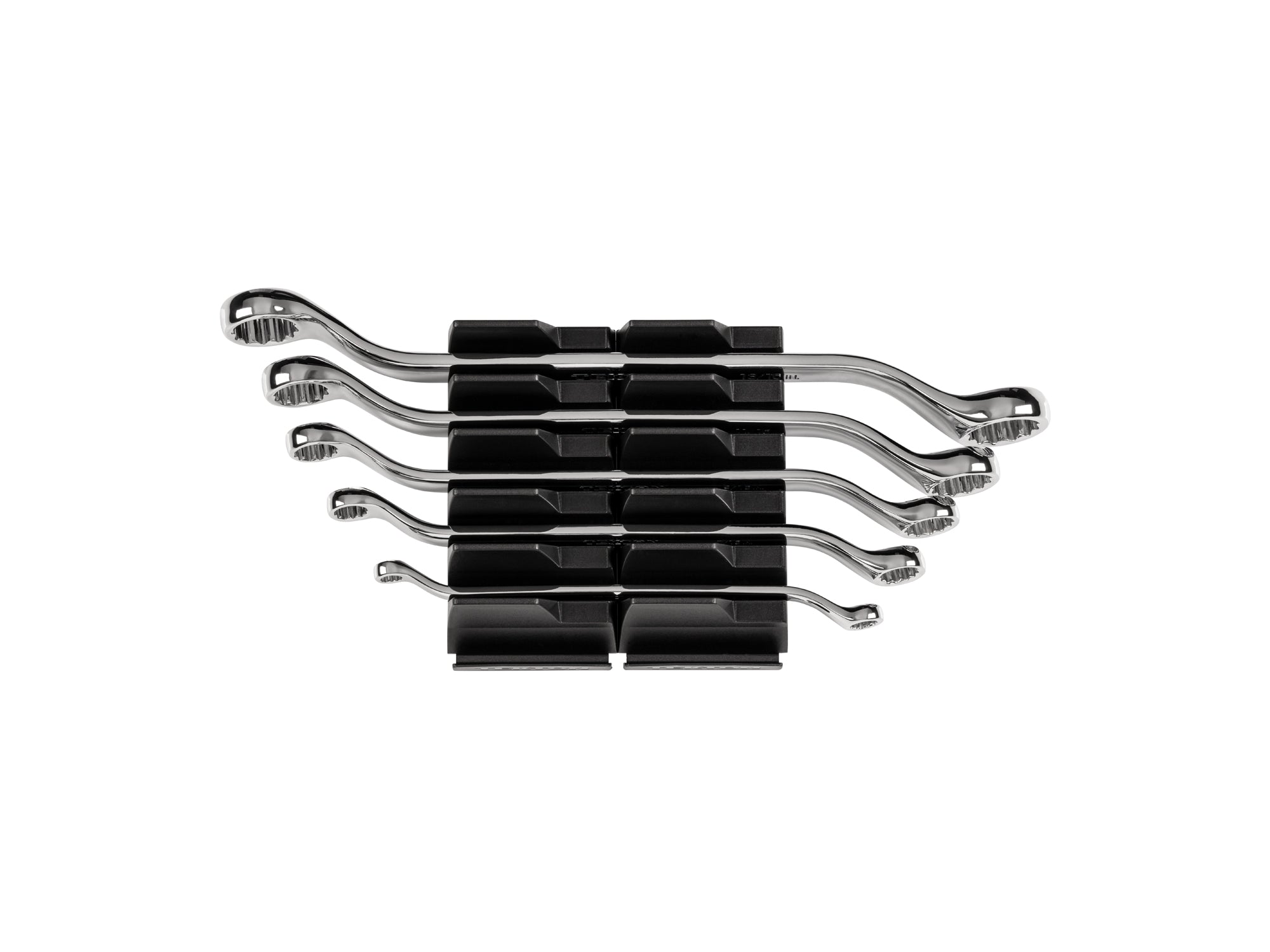 45-Degree Offset Box End Wrench Set with Modular Organizers, 5-Piece (1/4 - 13/16 in.)