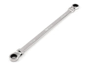 5/8 x 11/16 Inch Long Flex Head 12-Point Ratcheting Box End Wrench