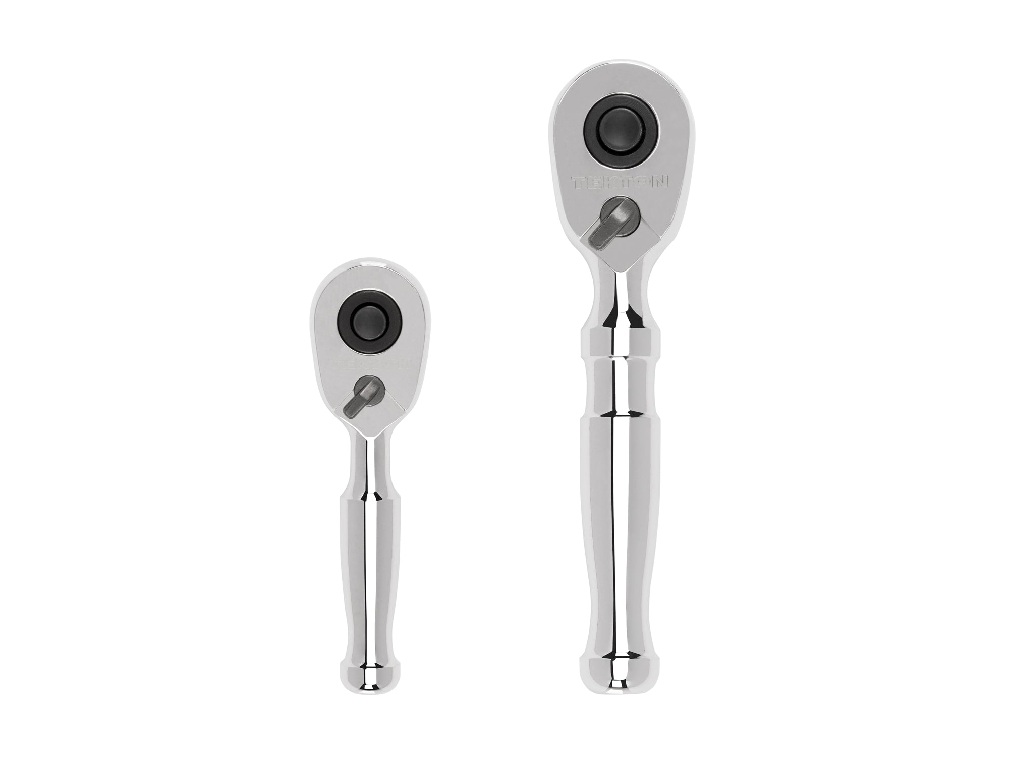 1/4, 3/8 Inch Drive Quick-Release Stubby Ratchet Set, 2-Piece (3, 4-1/2 in.)