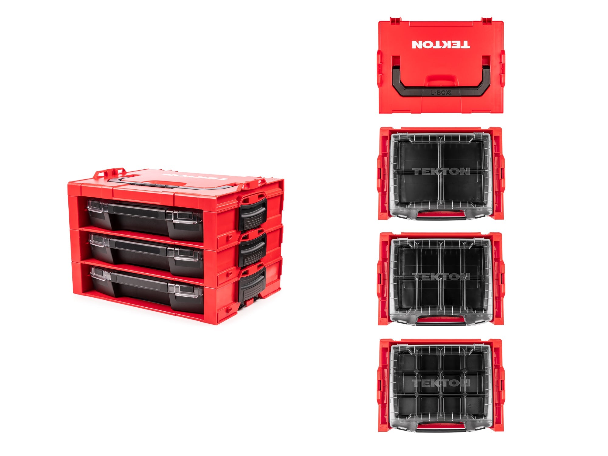 3-Drawer Stack with Parts Trays