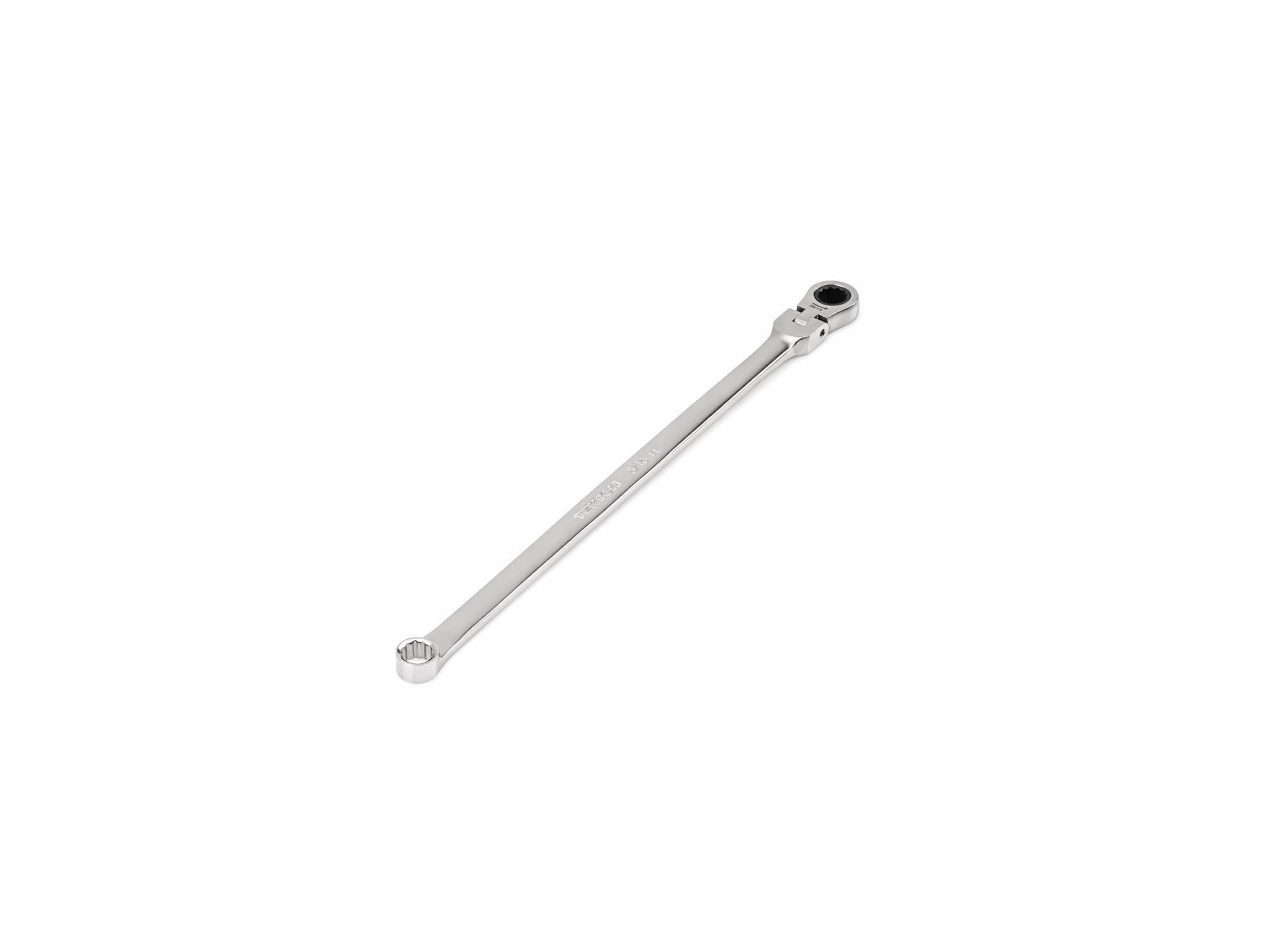 5/16 Inch Long Fixed/Flex Head 12-Point Ratcheting Box End Wrench