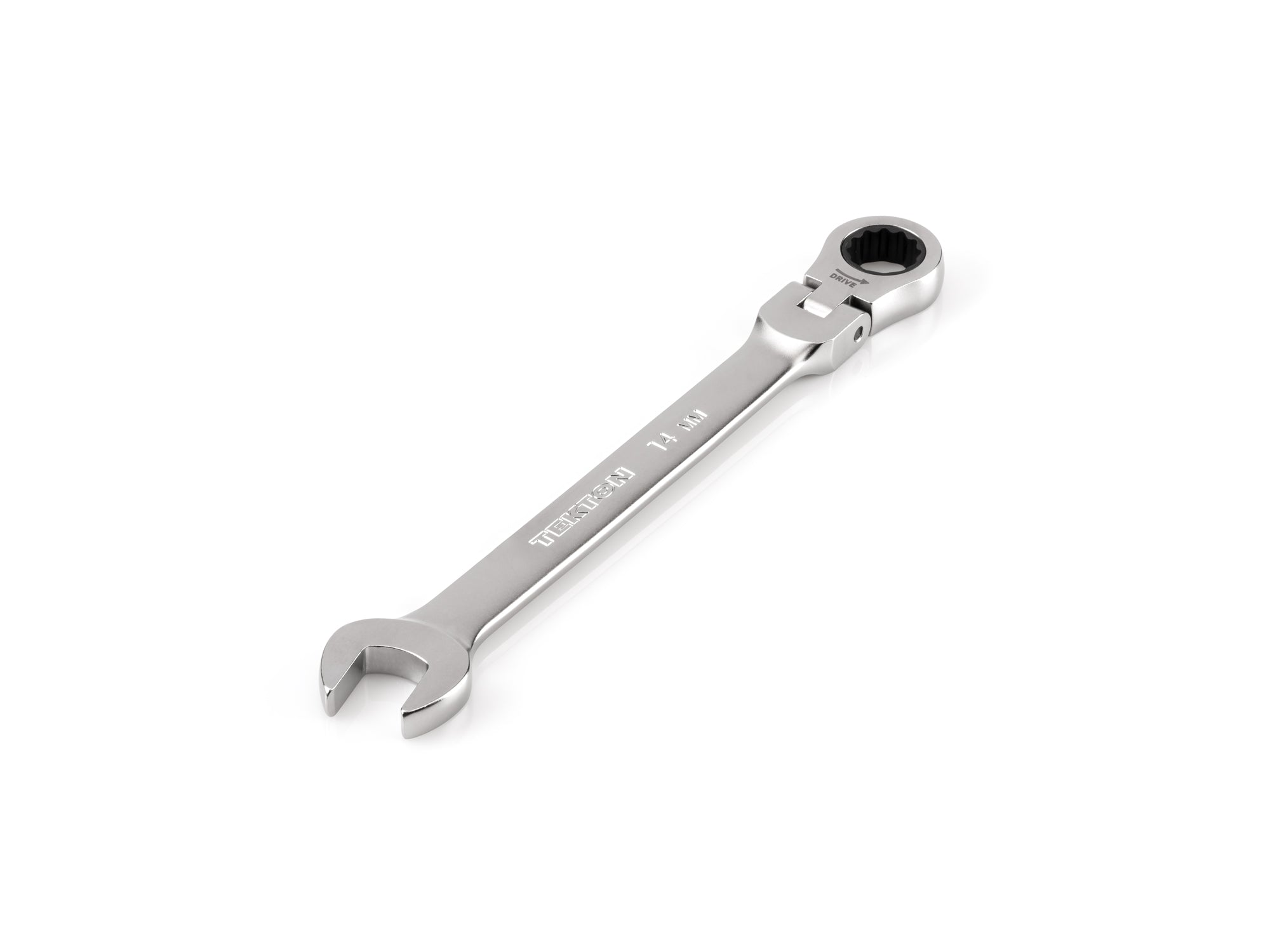 14 mm Flex Head 12-Point Ratcheting Combination Wrench