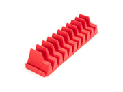 10-Tool Modular Wrench Organizer Set (Red)