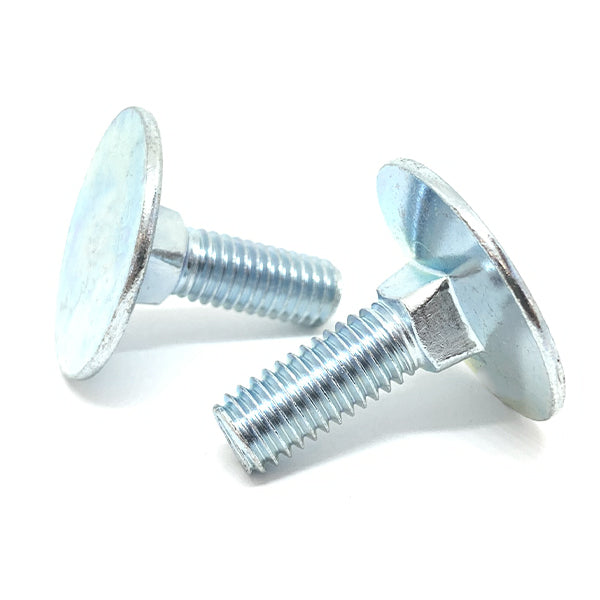 5/16-18x1" Round Head Square Neck Elevator Bolts Zinc